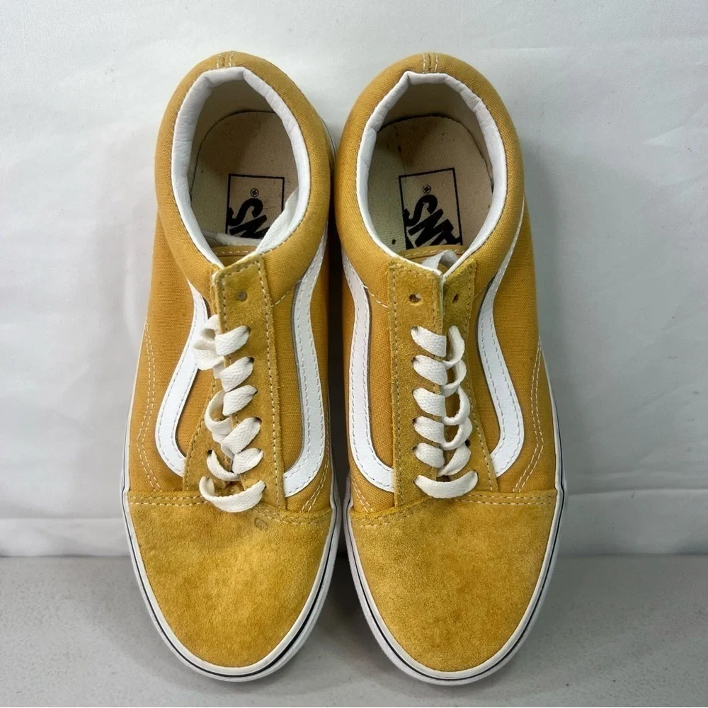 Vans Old Skool Suede Mustard Yellow Unisex Shoe Size 6.5 or 5 #1107